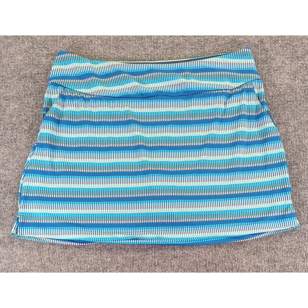 adidas Ultimate 365 Athletic Skort Women's Size Large Multi‎ Color Stripe